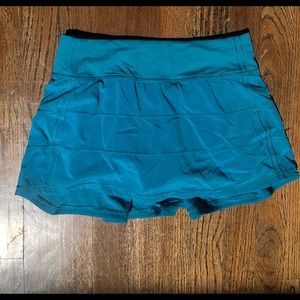 Blue lulu tennis skirt
